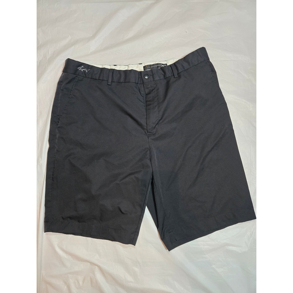 Greg Norman ML75 Microlux Golf Shorts Men's 38 Black Performance Stretch